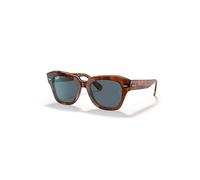Ray-Ban State Street @collection Gafas De Sol Havana Sobre Beis Transparente Montura Azul Lentes 49-20