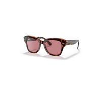Ray-Ban State Street @collection Gafas De Sol Havana Sobre Rosa Transparente Montura Violeta Lentes 49-20