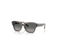 Ray-Ban State Street Gafas De Sol Gris Transparente Montura Gris Lentes 49-20
