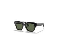 Ray - Ban Unisex Ray - Ban RB2186 STATE STREET 901/58 Gafas de sol Acetato Negro G15 Cuadrada Polarizado