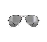 Ray-Ban Sunglasses Aviator 3025 002/48 Polished Black Black Polarized