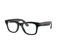 Ray - Ban Unisex Meta RW4006 Wayfarer 601/SB Marcos de vista Inyectado Negro Transparente Cuadrada Antiluz azul