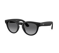 Ray - Ban Unisex Meta RW4013 Headliner 601ST3 Gafas de sol Inyectado Negro Gris Pantos Polarizado Sombreado