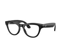 Ray - Ban Unisex Meta RW4014 Skyler 601/SB Monturas ópticas Inyectado Negro Geométrico Antiluz azul Antirreflejo