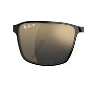 Ray - Ban Unisex Par de lentes de repuesto Ray - Ban Rb3721ch Lentes de repuesto Metal Azul Cuadrada Polarizado Espejo