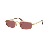 Ray - Ban Unisex Ray - Ban A$AP Rocky RB3927 001/AF Gafas de sol Metal Oro Violeta Pillow Polarizado