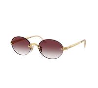Ray - Ban Unisex Ray - Ban A$AP Rocky RB3929 001/8H Gafas de sol Metal Oro Violeta Redonda Normal Matizado