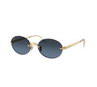 Ray - Ban Unisex Ray - Ban A$AP Rocky RB3929 001/S2 Gafas de sol Metal Oro Azul Redonda Normal Matizado