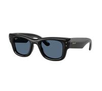 Ray - Ban Unisex Ray - Ban A$AP Rocky RB4940 WAYFARER PUFFER 601/80 Gafas de sol Nylon Negro Azul Cuadrada Normal