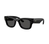 Ray - Ban Unisex Ray - Ban A$AP Rocky RB4940 WAYFARER PUFFER 601/87 Gafas de sol Nylon Negro Negro Cuadrada Normal