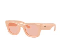 Ray - Ban Unisex Ray - Ban A$AP Rocky RB4940 WAYFARER PUFFER 687584 Gafas de sol Nylon Beige Rosa Cuadrada Normal