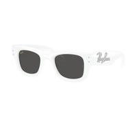 Ray - Ban Unisex Ray - Ban A$AP Rocky RB4940B WAYFARER PUFFER 686387 Gafas de sol Nylon Blanco Cuadrada Normal