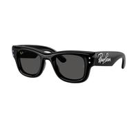 Ray - Ban Unisex Ray - Ban A$AP Rocky RB4940B WAYFARER PUFFER 686487 Gafas de sol Nylon Negro Cuadrada Normal