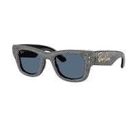Ray - Ban Unisex Ray - Ban A$AP Rocky RB4940BP WAYFARER PUFFER 686580 Gafas de sol Nylon Negro Azul Cuadrada Normal