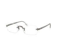 Ray - Ban Unisex Ray - Ban A$AP Rocky RX3928V 3201 Monturas ópticas Metal Gris Transparente Cuadrada Normal
