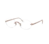 Ray - Ban Unisex Ray - Ban A$AP Rocky RX3929V 3207 Monturas ópticas Metal Rosa Transparente Cuadrada Normal