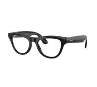 Ray-Ban Unisex Ray-Ban Meta Skyler - Color del Marco: Negro, Color de la Lente: Transparente/Amatista