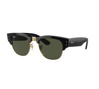 Ray - Ban Unisex Ray - Ban RB0316S MEGA CLUBMASTER 901/31 Gafas de sol Acetato Negro G15 Cuadrada Normal