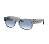 Ray - Ban Unisex Ray - Ban RB0832S MEGA WAYFARER II 68463F Gafas de sol Acetato Gris Azul Cuadrada Normal Matizado