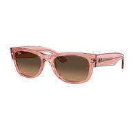 Ray - Ban Unisex Ray - Ban RB0832S MEGA WAYFARER II 684843 Gafas de sol Acetato Rosa Marrón Cuadrada Normal Matizado