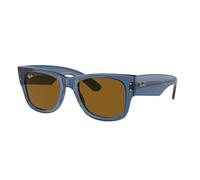 Ray - Ban Unisex Ray - Ban RB0840S MEGA WAYFARER 668073 Gafas de sol Acetato Azul Marrón Cuadrada Normal