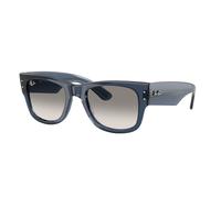 Ray - Ban Unisex Ray - Ban RB0840S MEGA WAYFARER 684532 Gafas de sol Acetato Azul Gris Cuadrada Normal Matizado