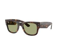 Ray - Ban Unisex Ray - Ban RB0840S MEGA WAYFARER 902/4E Gafas de sol Acetato Tortuga Verde Cuadrada Normal