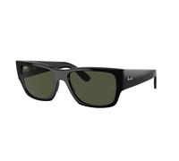 Ray - Ban Unisex Ray - Ban RB0947S CARLOS 901/31 Gafas de sol Acetato Negro Verde Cuadrada Normal
