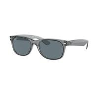 Ray - Ban Unisex Ray - Ban RB2132 NEW WAYFARER 64503R Gafas de sol Nylon Gris Azul Cuadrada Polarizado