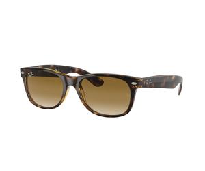 Ray - Ban Unisex Ray - Ban RB2132 NEW WAYFARER 710/51 Gafas de sol Inyectado Tortuga Cuadrada Normal Sombreado