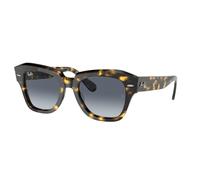 Ray - Ban Unisex Ray - Ban RB2186 STATE STREET 133286 Gafas de sol Acetato Tortuga Gris Cuadrada Normal Sombreado