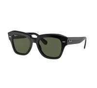 Ray - Ban Unisex Ray - Ban RB2186 STATE STREET 901/58 Gafas de sol Acetato Negro G15 Cuadrada Polarizado