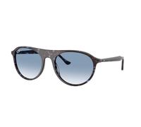 Ray - Ban Unisex Ray - Ban RB2215 14303F Gafas de sol Acetato Azul Azul Cuadrada Normal Sombreado