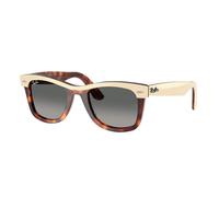 Ray - Ban Unisex Ray - Ban RB2240 WAYFARER 144371 Gafas de sol Acetato Marrón Gris Cuadrada Normal Sombreado