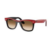 Ray - Ban Unisex Ray - Ban RB2240 WAYFARER 955/51 Gafas de sol Acetato Rojo Marrón Cuadrada Normal Sombreado
