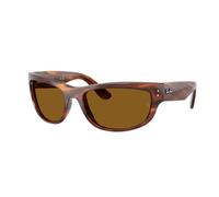 Ray - Ban Unisex Ray - Ban RB2289 MEGA BALORAMA 954/33 Gafas de sol Acetato Marrón Pillow Normal