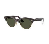 Ray - Ban Unisex Ray - Ban RB2341 CLUBMASTER WAY 990/31 Gafas de sol Acetato la Habana Verde Cuadrada Normal
