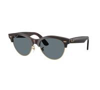 Ray - Ban Unisex Ray - Ban RB2341 CLUBMASTER WAY 990/3R Gafas de sol Acetato la Habana Azul Cuadrada Polarizado