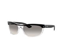 Ray - Ban Unisex Ray - Ban RB2489 BALORAMA 129432 Gafas de sol Acetato Negro Gris Cuadrada Normal Sombreado