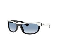 Ray - Ban Unisex Ray - Ban RB2489 BALORAMA 14443F Gafas de sol Acetato Blanco Azul Cuadrada Normal Sombreado