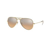 Ray - Ban Unisex Ray - Ban RB3025 AVIATOR 001/3E Gafas de sol Metal Oro Rosa Piloto Normal