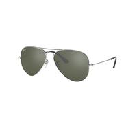 Ray - Ban Unisex Ray - Ban RB3025 AVIATOR 003/40 Gafas de sol Metal Plata Gris Piloto Normal