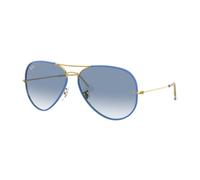 Ray - Ban Unisex Ray - Ban RB3025JM AVIATOR FULL COLOR 91963F Gafas de sol Metal Azul Azul Piloto Normal Matizado