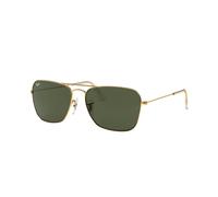 Ray - Ban Unisex Ray - Ban RB3136 CARAVAN 001 Gafas de sol Metal Oro G15 Cuadrada Normal