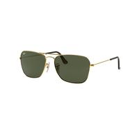 Ray - Ban Unisex Ray - Ban RB3136 CARAVAN 181 Gafas de sol Metal Oro G15 Cuadrada Normal