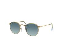 Ray - Ban Unisex Ray - Ban RB3447 ROUND METAL 001/3M Gafas de sol Metal Oro Azul Redonda Normal