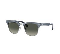 Ray - Ban Unisex Ray - Ban RB3507 CLUBMASTER ALUMINUM 924871 Gafas de sol Metal Azul Gris Cuadrada Normal Sombreado