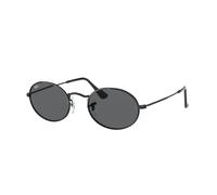 Ray - Ban Unisex Ray - Ban RB3547 OVAL 002/B1 Gafas de sol Metal Negro Gris Redonda Normal