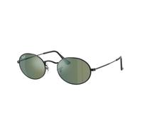 Ray - Ban Unisex Ray - Ban RB3547N OVAL 002/68 Gafas de sol Metal Negro Redonda Normal