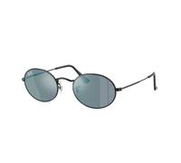 Ray - Ban Unisex Ray - Ban RB3547N OVAL 002/8O Gafas de sol Metal Negro Redonda Normal